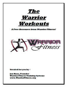 The Warrior Workouts Cover